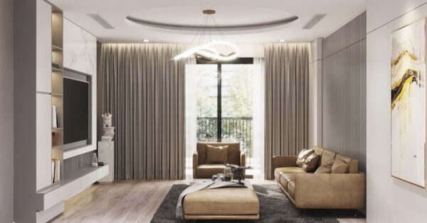 Những ý tưởng thiết kế nội thất phòng khách biệt thự hiện đại