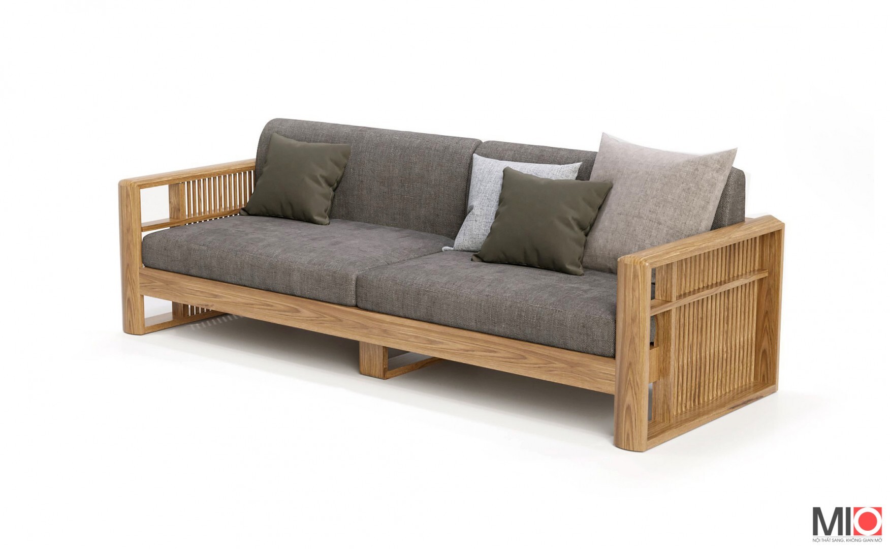 Bộ bàn ghế sofa gỗ tự nhiên - gỗ Tần Bì mã SF03A