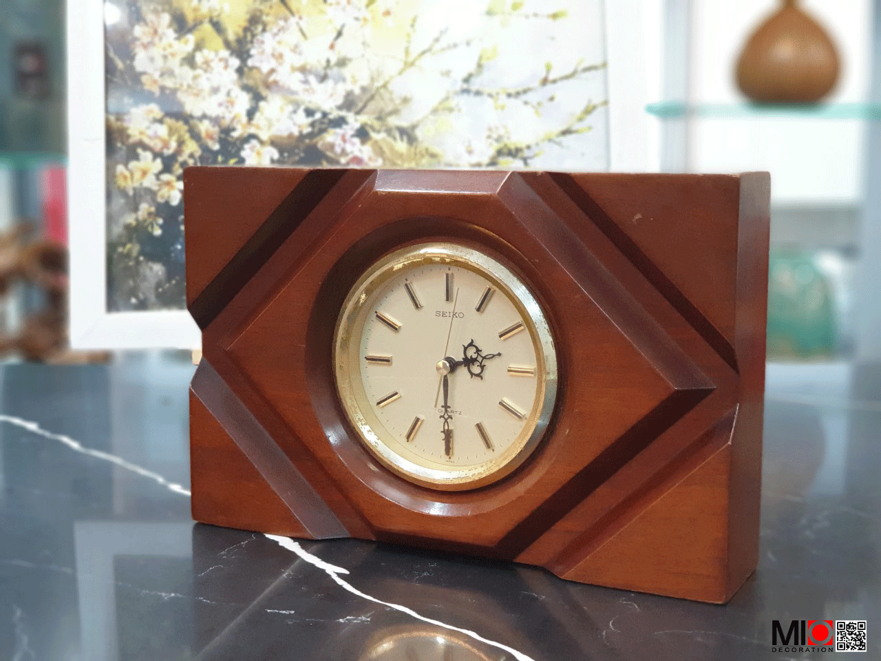 Đồng hồ Seiko gỗ PVN45